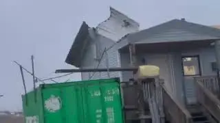 Storm in Hooper Bay, Alaska, USA  September 16, 2022