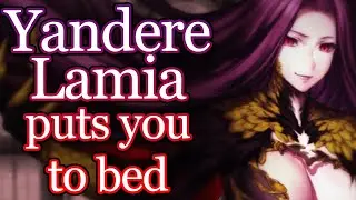 Yandere Lamia tucks you into bed 【F4M】 【3Dio ASMR Roleplay】 【Monster Girl】