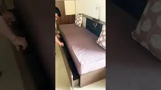 Single bed Twogether Diwan Bed godrej interior #bed #interior #shorts #subscribe #viral #short