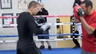 MATT KOROBOV FULL PAD WORKOUT AHEAD OF WBO WORLD TITLE CLASH WITH IRELAND'S ANDY LEE