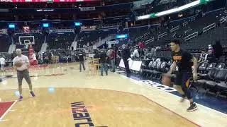 Devin Booker warmup - Hoops.co.il - Wizards-Suns 22 Dec. 2018