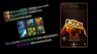 Pro Devourer 4v5 ANNIHILATION high rank by Fire_d0g | HoN 2