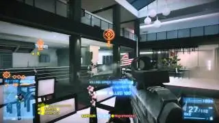 ACW-R MADNESS + Close Quarters Ziba Tower (BF3 Gameplay/Commentary)