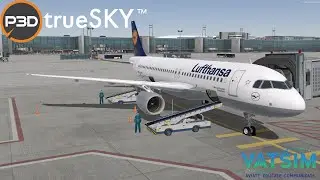 P3D V5 | Amazing night arrival into Amsterdam Schiphol airport [EHAM] | FSlab A320