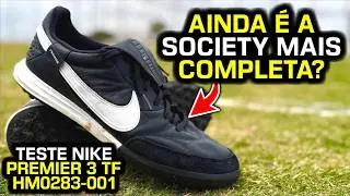 Couro PIOR, mas ajuste MELHOR? - Teste chuteira society Nike Premier 3 TF HM0283-001