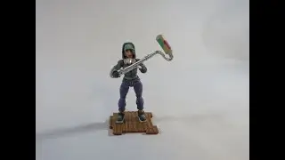 Fortnite - Solo Mode - Teknique - (2018) 4 inch (1/18 scale) action figure review