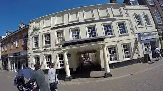 Spalding, Lincolnshire, UK, England street tour HD 2018 summer