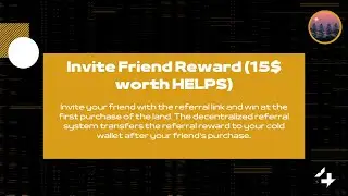 Invite Friend Reward (15$ worth HELPS) | HELPSEED Token