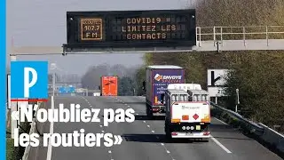 Chauffeurs routiers en colère: «On s'entraide sur Facebook» pour trouver où dormir