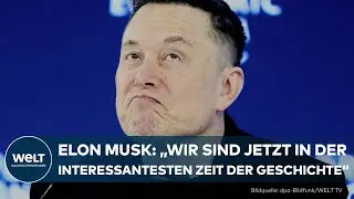 DAVOS: „Unerschöpflicher Wohlstand“ – Wie Elon Musk mit KI und Robotern die Welt verändern will