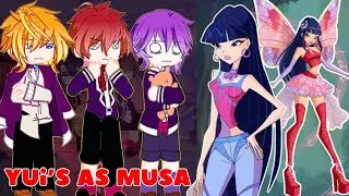 Daibolik lovers React to yui's as Musa from Winx Club // Gacha React // gl2