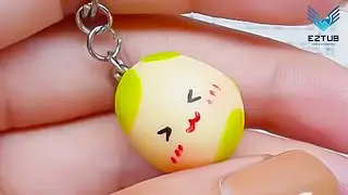 Make Your Keys Stand Out with Cute Dinosaur Egg Keychains | Clay Keychains with Decorative Touches