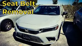Honda Civic Seat Belt Removal (2022-2025)