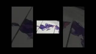 Purple Flow Dutch Pour | This Pour Stole My Heart 💜✨#art #fyp #shorts #selfpour #firstdrop