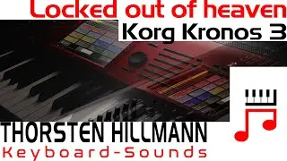 Korg Kronos 3 - Locked out of heaven - Bruno Mars - Coversound