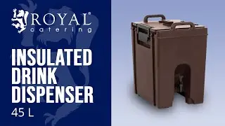 Insulated Beverage Dispenser Royal Catering RC-BDC450 | Product Presentation