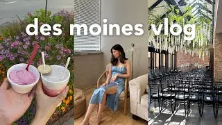 des moines vlog: good eats & attending our first friend wedding