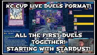 Yu-Gi-Oh! Duel Links || LIVE DUELS: KC CUP! LET'S START TOGETHER! HOW IS STARDUST PERFORMING?