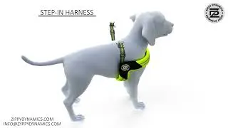 STEP IN HARNESS . GREEN.