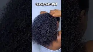 How To Style Half Wig Into Ponytail Looks😍Glueless 3 IN 1 Half Wig | Natural 4C Hair Ft.#ulahair