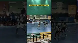 National Games Handball match Uttarakhand & Delhi #38thnationalgames #handball #holyuttarakhand
