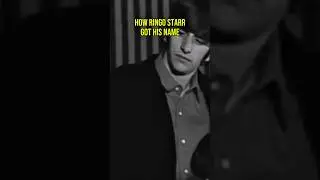 How Ringo Starr got his name 💍🌟 #Beatles #RingoStarr #MusicTrivia #Shorts