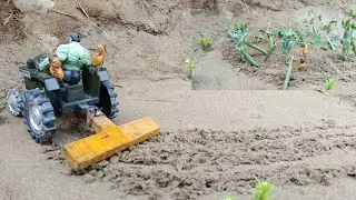 diy mini tractor farming house agit matar ki kheti