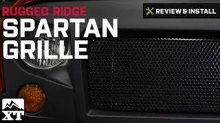 Jeep Wrangler Rugged Ridge Spartan Grille - Satin Black (2007-2016 JK) Review & Install