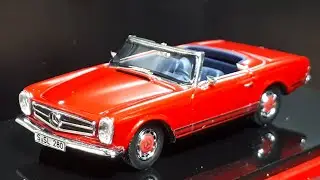 1/64 Mercedes Benz 280SL roadster by Scale Mini resin model car review