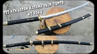 MANTAP JIWA....!! KATANA TEBAS PAKU SHIN GUNTO HITAM
