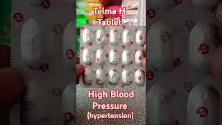 Telma H Tab Uses Hindi High Blood Pressure tablet hypertension bp tablet #pharmacy #bloodpressure