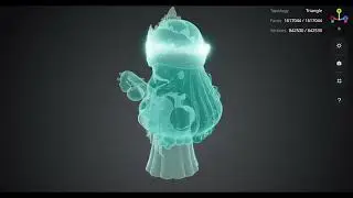 🙏 Maa Saraswati 3D Idol Hologram ✨🌸May knowledge, wisdom, and creativity always guide us 🤍