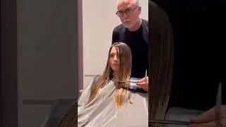 Uno schatusc biondo miele con Un taglio scalato lungo a forbice piena a noi piace lasciare massa