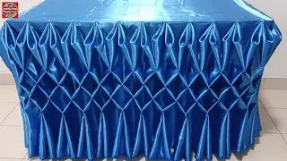 DIY 23 Elegant Cloth Decoration Table skirting Diamond Design Basic Pleats@THAILAND STORY LIFE