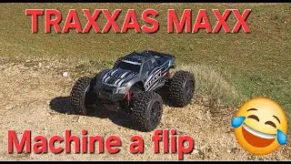 Ce Traxxas MAXX est une machine a flip roue PROLINE BADLANDS