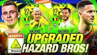 UPGRADED BELGIAN BROS! 92 THORGAN AND 97 HAZARD PATH TO GLORY REVIEW! FIFA 21 Ultimate Team
