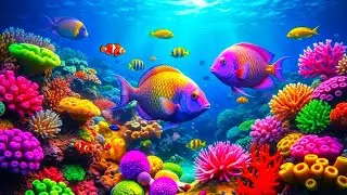 The Best 4K Aquarium – Soothing Jellyfish & Reef Fish with Sleep Music for Deep Relaxation