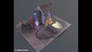 3ds Max Zbrush Substance Painter Far Cry 5 Scene Modeling and Texturing