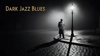 Blues Music Vintage Vibes 2025 &ndash; Dark Background for Coffeehouse & Whiskey Bar
