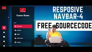 Vertical  Navigation Bar Responsive html css and JavaScript With Source Code | Codes Shubh