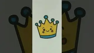 Queen's Crown Cute Drawing👑