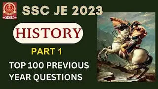 SSC JE 2023 | HISTORY | Part 1| Top 100 Previous Year Questions | Tamil | General Awareness