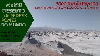V23 O MAIOR DESERTO de Pedras Pomes do MUNDO, de Pop 100 pela Am&eacute;rica