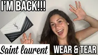 Кошелек Saint Laurent на цепочке | Износ и стирание | YSL