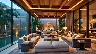 This Living and Dining Space Feels Like a Private Resort Luxury Tropical Interior Design Inspiration