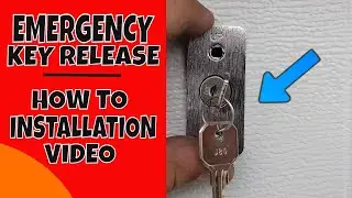 How To Install a Garage Door Emergency Key Release Video 2024