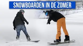 SNOWBOARDEN IN DE ZOMER | VOL GAS MET JOEY