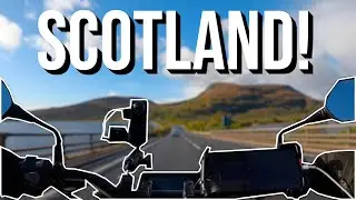 AMAZING VIEWS Travelling Through Scotland On Honda CB125R Motorcycle! |S1-E6|