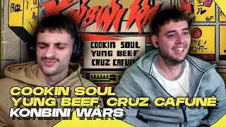 JUNTE HISTÓRICO! (REACCIÓN) Cookin Soul, Yung Beef, Cruz Cafuné - Konbini Wars