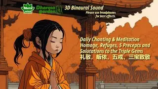 Daily Buddhist Chanting in Pali 01 with English explainer. 3D spatial audio.